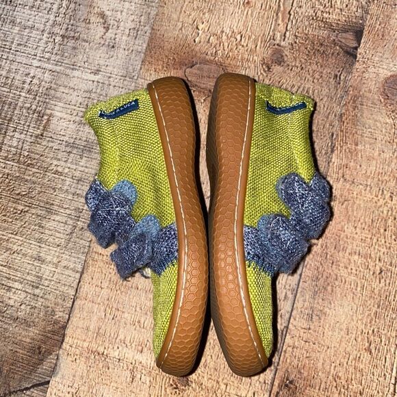 Livie & Luca Lime Green Hayes Natural Textile Casual Sneakers, Size 8 - Picture 6 of 10